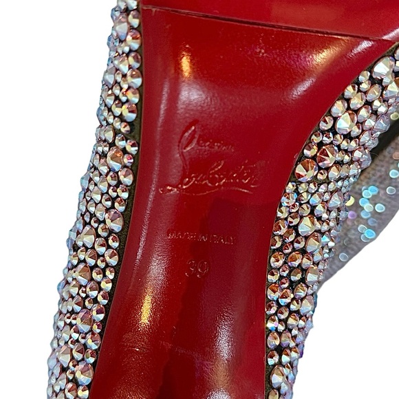 Auth Christian Louboutin Austrian Strass Boots Taylor Swift Eras Tour Lover 39 - Picture 12 of 15